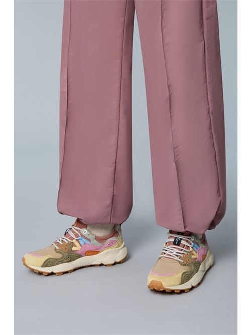 yamano 3 FLOWER MOUNTAIN | 1E93 - 001-2017817-01.CREAM MILITARY-PINK